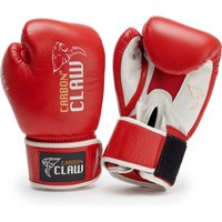 Image of Carbon Claw AMT CX7 Red Leather Sparring Gloves 8oz