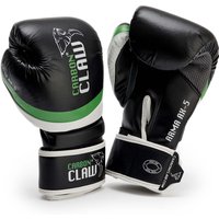 Image of Carbon Claw Arma AX5 Leather Sparring Gloves BlackGreen 16oz