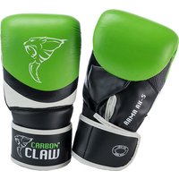 Image of Carbon Claw Arma AX5 Leather Bag Mitts GreenBlack S M